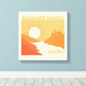 HARRY POTTER™ | HOGWARTS™ Summer Magic Canvas Afdruk (Insitu (Houten vloer))