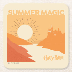 HARRY POTTER™   HOGWARTS™ Summer Magic Kartonnen Onderzetters