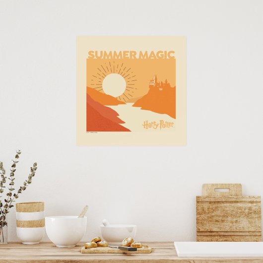 HARRY POTTER™ | HOGWARTS™ Summer Magic Poster (Keuken)