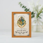 Harry Potter | Hogwarts Verjaardag Bedankt Briefkaart (Staand voorkant)
