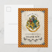 Harry Potter | Hogwarts Verjaardag Bedankt Briefkaart (Voorkant / Achterkant)