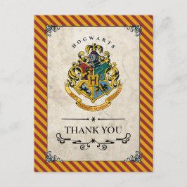 Harry Potter | Hogwarts Verjaardag Bedankt Briefkaart