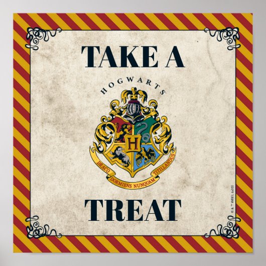 Harry Potter Hogwarts Verjaardag Neem Een Treat Bo Poster (Voorkant)