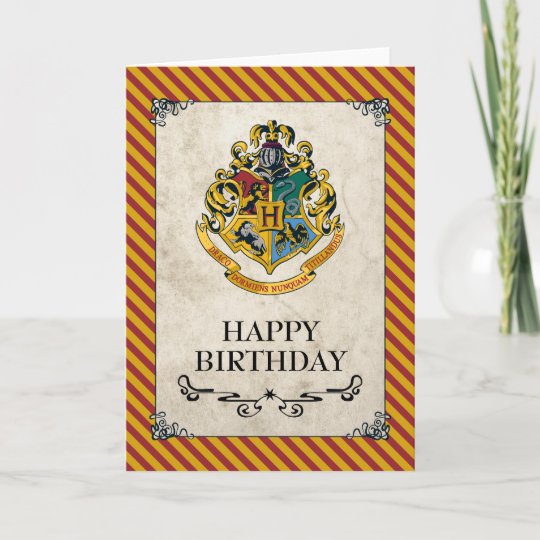 Ongebruikt Harry Potter | Hogwarts verjaardagskaart Kaart | Zazzle.nl HH-62