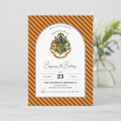 Harry Potter Hogwarts Wapen Arch Verjaardag Kaart (Staand voorkant)