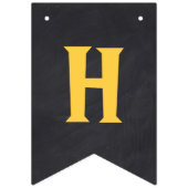 Harry Potter Hogwarts Wapen Chalkboard Verjaardag Vlaggetjes (Tweede vlag)