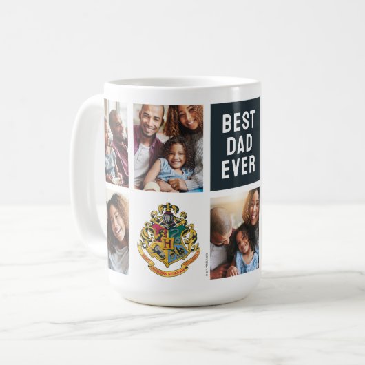 Harry Potter | Hogwarts Wapen - Collage met Vader Koffiemok (Voorkant links)