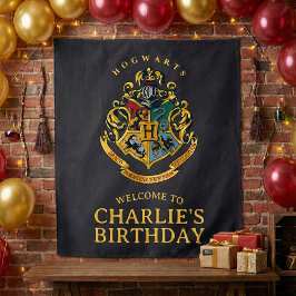Harry Potter Hogwarts Wapen Geboortedag Wandkleed