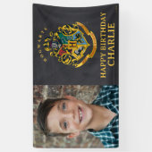 Harry Potter Hogwarts Wapen Verjaardag Spandoek (Verticaal)