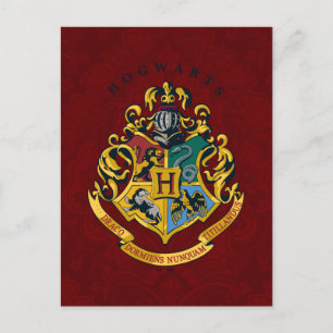 Harry Potter   Hogwarts Wapen - Volledig Briefkaart
