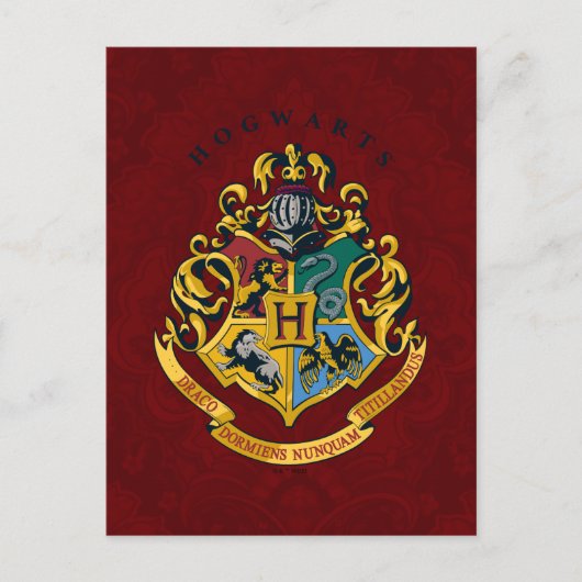 Harry Potter | Hogwarts Wapen - Volledig Briefkaart (Voorkant)