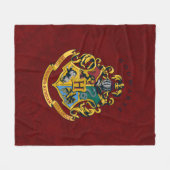 Harry Potter | Hogwarts Wapen - Volledig Fleece Deken (Voorkant (Horizontaal))