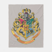 Harry Potter | Hogwarts Wapen - Volledige Kleur Fleece Deken (Voorkant)