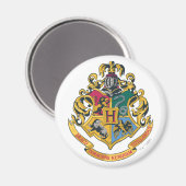 Harry Potter | Hogwarts Wapen - Volledige Kleur Magneet (Voorkant / Achterkant)