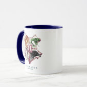 Harry Potter | HOGWARTS™ Wapenkleuren in Waterverf Mok (Voorkant links)