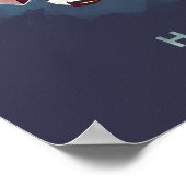 Harry Potter | HOGWARTS™ Wapenkleuren in Waterverf Poster (Hoek)