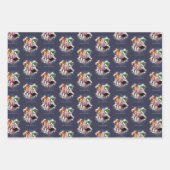 Harry Potter | HOGWARTS™ Wapenkleuren waterverf Inpakpapier Vel (Voorkant)