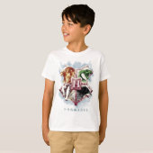 Harry Potter | HOGWARTS™ Wapenschild Aquarel T-shirt (Voorkant volledig)