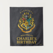 Harry Potter Hogwarts Wapenschild Verjaardag Wandkleed (Voorkant)
