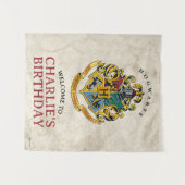 Harry Potter Hogwarts Wapenschild Verjaardag Wandkleed (Voorkant (horizontaal))