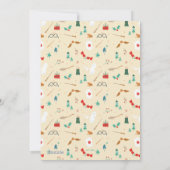 Harry Potter | Holiday Icon Pattern Feestdagenkaart (Achterkant)