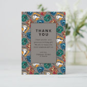 Harry Potter House Patroon Verjaardag Dank u Kaart (Staand voorkant)