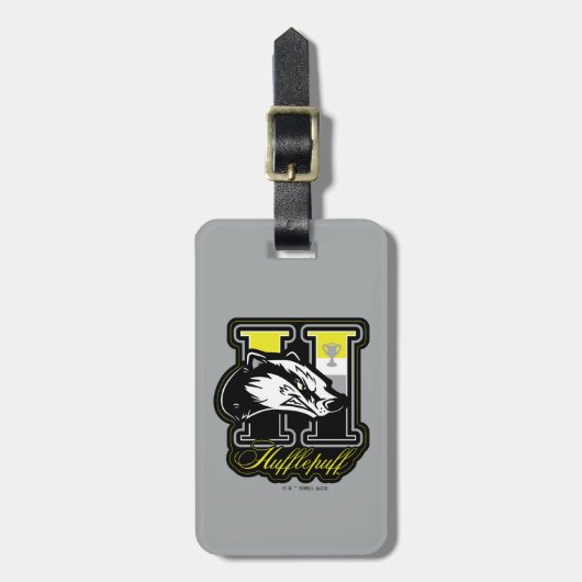 HARRY POTTER™ | HUFFLEPUFF™ Athletic Badge Bagagelabel (Voorkant verticaal)