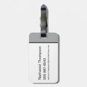 HARRY POTTER™ | HUFFLEPUFF™ Athletic Badge Bagagelabel (Achterkant verticaal)