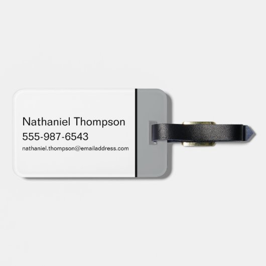 HARRY POTTER™ | HUFFLEPUFF™ Athletic Badge Bagagelabel (Achterkant horizontaal)