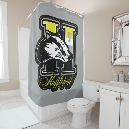HARRY POTTER™ | HUFFLEPUFF™ Athletic Badge Douchegordijn (In situ)