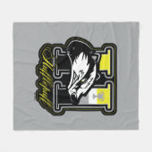 HARRY POTTER™ | HUFFLEPUFF™ Athletic Badge Fleece Deken (Voorkant (Horizontaal))