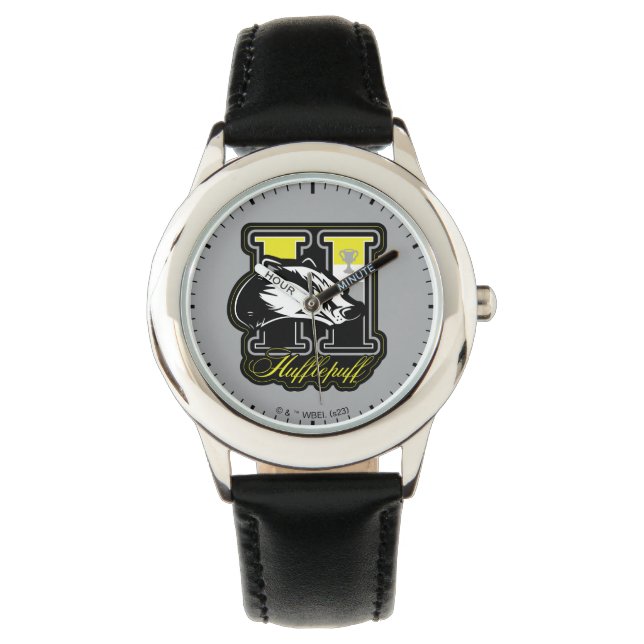 HARRY POTTER™ | HUFFLEPUFF™ Athletic Badge Horloge (Voorkant)
