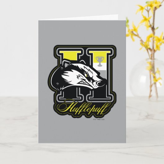 HARRY POTTER™ | HUFFLEPUFF™ Athletic Badge Kaart (Gele Bloem)
