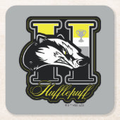 HARRY POTTER™ | HUFFLEPUFF™ Athletic Badge Kartonnen Onderzetters (Voorkant)