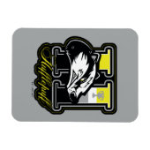 HARRY POTTER™ | HUFFLEPUFF™ Athletic Badge Magneet (Horizontaal)