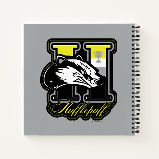 HARRY POTTER™ | HUFFLEPUFF™ Athletic Badge Notitieboek (Achterkant)