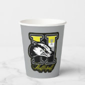 HARRY POTTER™ | HUFFLEPUFF™ Athletic Badge Papieren Bekers (Achterkant)