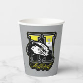HARRY POTTER™ | HUFFLEPUFF™ Athletic Badge Papieren Bekers (Voorkant)