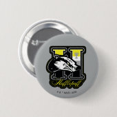 HARRY POTTER™ | HUFFLEPUFF™ Athletic Badge Ronde Button 5,7 Cm (Voorkant /achterkant)