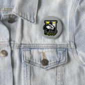 HARRY POTTER™ | HUFFLEPUFF™ Athletic Badge Ronde Button 5,7 Cm (In situ)