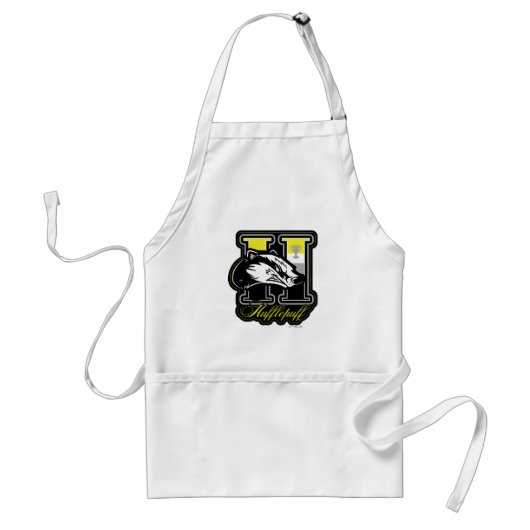 HARRY POTTER™ | HUFFLEPUFF™ Athletic Badge Standaard Schort (Voorkant)