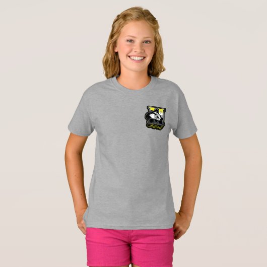 HARRY POTTER™ | HUFFLEPUFF™ Athletic Badge T-shirt (Voorkant volledig)