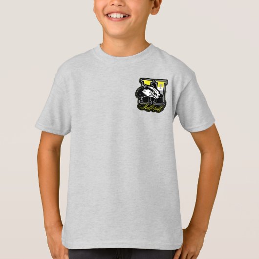 HARRY POTTER™ | HUFFLEPUFF™ Athletic Badge T-shirt (Voorkant)