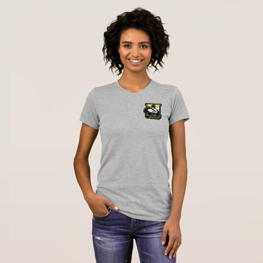 HARRY POTTER™ | HUFFLEPUFF™ Athletic Badge T-shirt (Voorkant volledig)