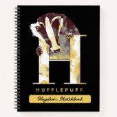 Harry Potter | HUFFLEPUFF™ Badger Tekening Notitieboek (Voorkant)