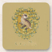 HARRY POTTER™ | HUFFLEPUFF™ Crest Bier Onderzetter (Voorkant)