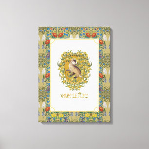 HARRY POTTER™ HUFFLEPUFF™ Crest Canvas Afdruk