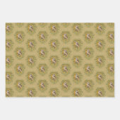 HARRY POTTER™ | HUFFLEPUFF™ Crest Inpakpapier Vel (Voorkant 3)