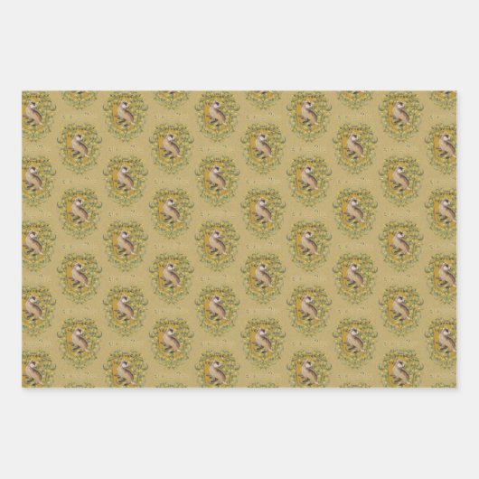 HARRY POTTER™ | HUFFLEPUFF™ Crest Inpakpapier Vel (Voorkant 2)