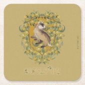 HARRY POTTER™ | HUFFLEPUFF™ Crest Kartonnen Onderzetters (Voorkant)